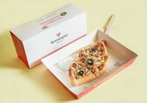 Turkish Mushroom & Feta Cheese Pide