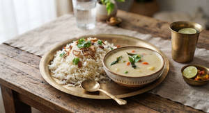 Ghee Rice With Veg Stew