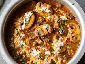 Mushroom Matar Masala