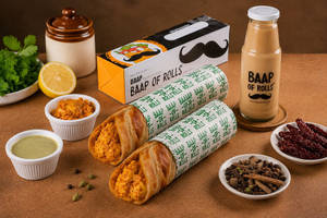 Paneer Roll With Makhani Paneer Roll & 1 Cold Coffee