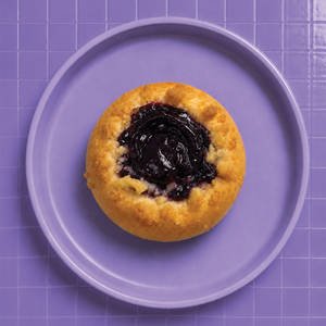 Blueberry Cream Bun