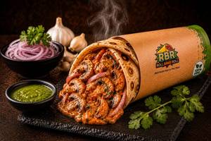 Butter Mashroom Tikka Roll