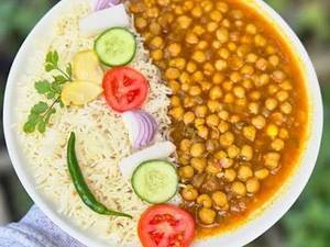 Chole With Rice Combo