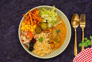 Butter Chicken Rice Bowl