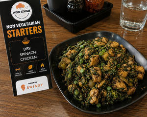 Spinach Chicken Dry