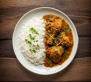 Chicken Curry With White Rice