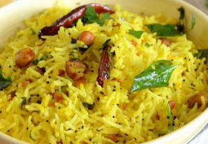 No Onion No Garlic Lemon Rice