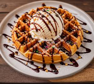 Waffle With Icecream
