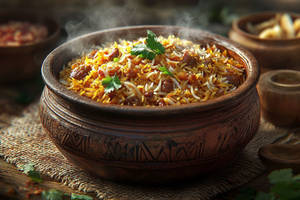 Mutton Keema Biryani