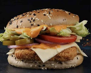 No Onion No Garlic Paneer Burger