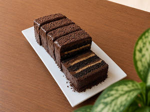 Matilda Chocolate Caramel Cake Slice
