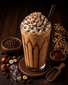 Hazelnut Cold Coffee Frapee