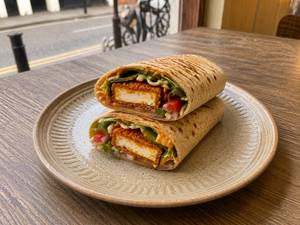 Paneer Patty Wrap