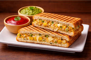 Corn Cheese Grill Sandwich