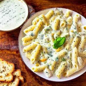 Cheese alfredo white sauce