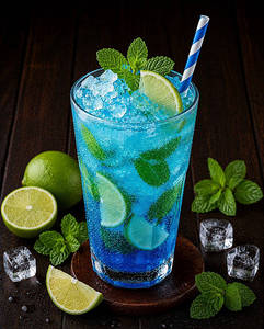 Blue Blush Mojito