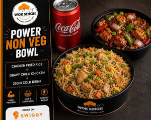Fried Rice Chicken+chilly Chicken Gravy+250 Ml Cold Drink