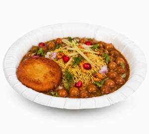 Chole Aloo Tikki Chaat