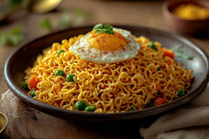 Egg Hakka Noodles