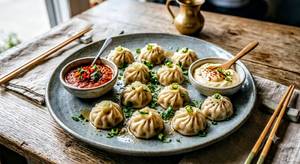 Veg Mini Momos ( 12 pcs )