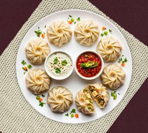 Mushroom Steam Momos 8 Pieces