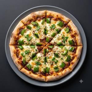 Cheezy Capsicum Pizza [Regular]