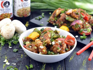 Chilly Mushroom Dry