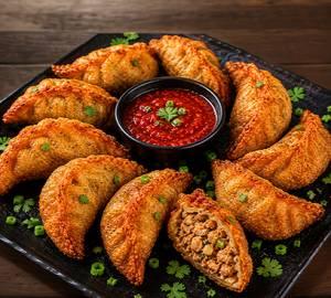 Chicken momo fried