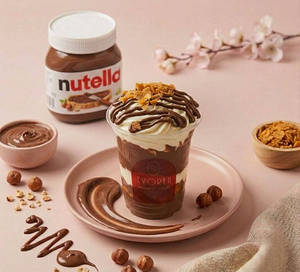 Nutella Crunch Glass Dessert