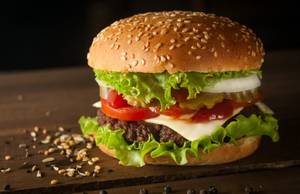 Hariyali Kabab Burger