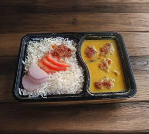 Kadhi Pakoda Rice Bowl