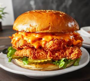 Chicken cheese burger