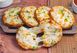 Mexican Garlic Bread With Cheese [4nos]