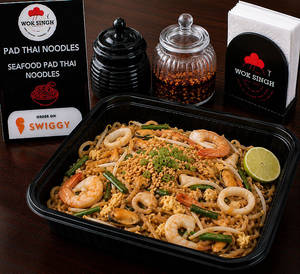 Seafood Pad Thai Noodles