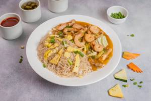 Mixed Mongolian Fried Rice(gravy)