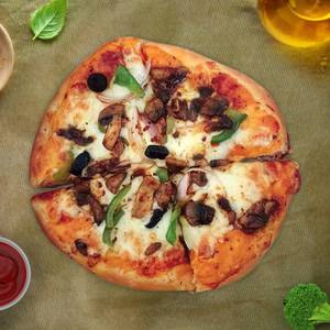 Mushroom Cheese Pizza 9"