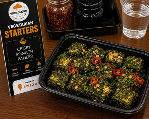 Crispy Spinach Paneer