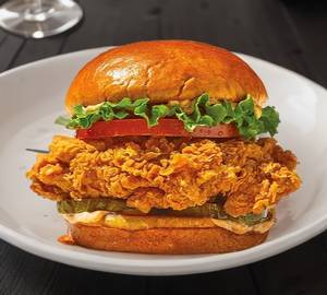 Classic chicken zinger burger