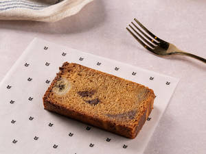 Half Banana Bread Slice