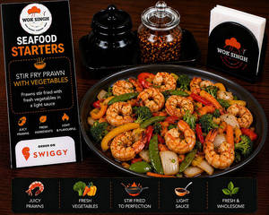 Stir Fry Prawn With Vegetables
