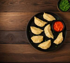 Mushroom tikka momo