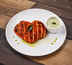 Chargrilled Chicken Steak Curry Leaf Pesto