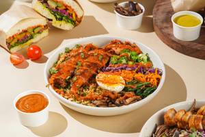 Korean Roasted Chicken Rice Bowl