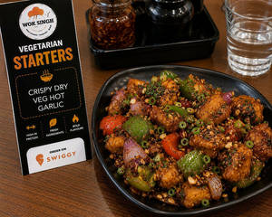 Crispy Veggie Hot Garlic Dry