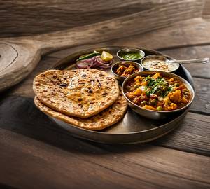 4 Plain Partha+ Sabji