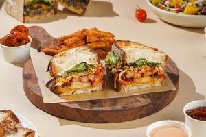 Prawn Ghee Roast Sandwich