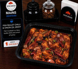 Fish Bullet Chilli And Onion Oil Gravy