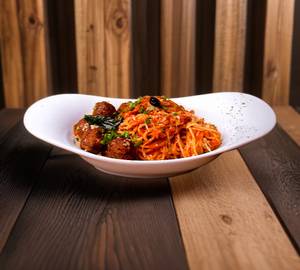 Spaghetti With Meat Balls (Beef)