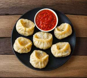 Chicken   and  cheese momo