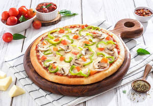 Mushroom Pizza  ( 8 Inch )
